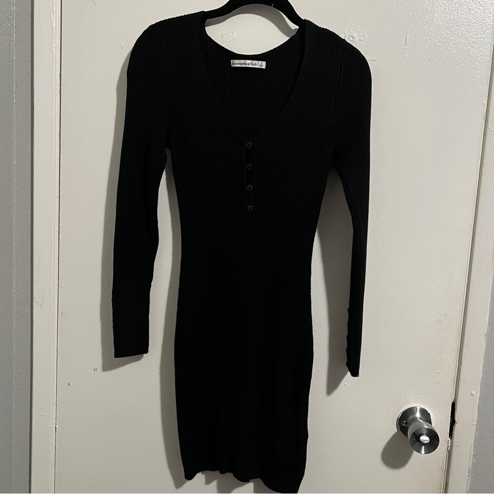 abercrombie longsleeve bodycon dress